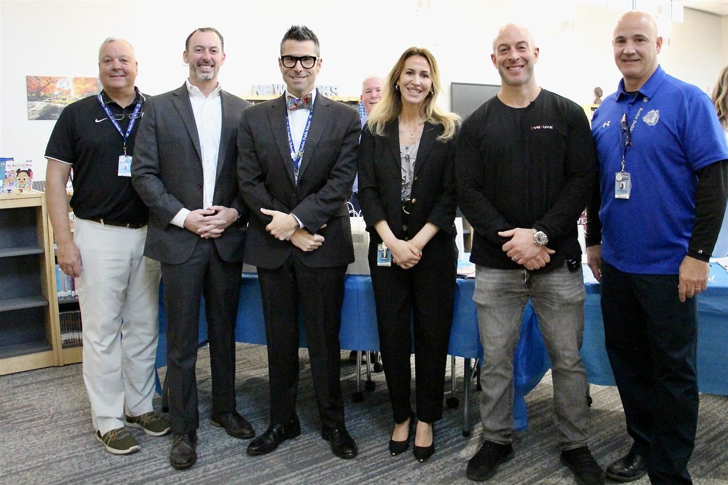 Admins with keynote speakers